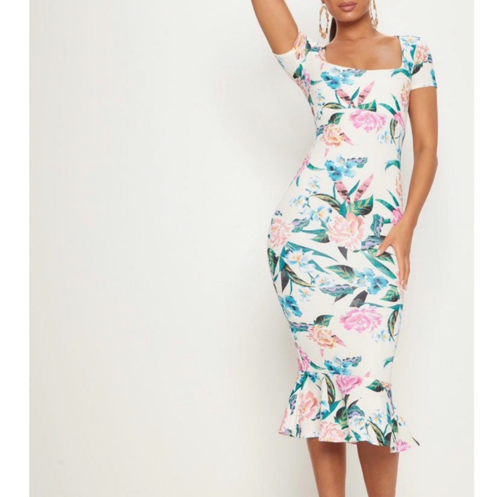 Midi-Flower Dress NEW!